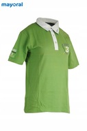 MAYORAL bluzka zielona z krótkim rękawkiem 166