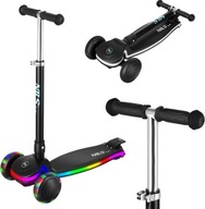 САМОКАТ ДИТЯЧИЙ БАЛАНСУЮЧИЙ ЗІ СВІТЛИВИМИ КОЛЕСАМИ ТА LED ПЛАТФОРМОЮ NILS FUN HLB1306