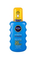 Nivea Protect Bronze Sun Spray Sun SPF20 Prípravok na opaľovanie tela 200ml (