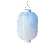 LAMPION biały 40cm SOLAR kolor lampa do ogrodu