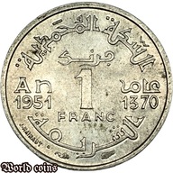 1 FRANC 1951 MAROKO