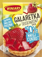 Galaretka o smaku truskawkowym 39 g 50 % mniej cukru Winiary truskawkowa