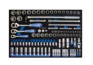 ZESTAW NASADEK 1/4"+3/8"+1/2" 103cz. 6-kąt./12-kąt 4 - 32m