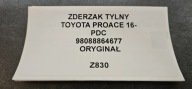 bumper rear TOYOTA PROACE II 16- PDC original