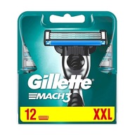 12x Gillette Mach3 Wkłady Nożyki Ostrza Oryginał