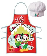 Kuchárska zástera Mickey Mouse Minnie Vianočná