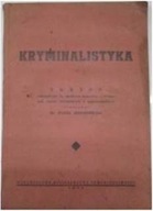 Kryminalistyka - Dr.P.Horoszowski