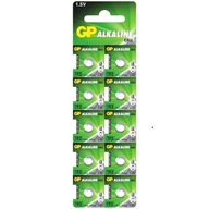 10X GP LR41 RW87 L736 GP192 G3A baterie alkaliczne