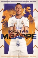 Futbalový plagát Real Madrid Kylian Mbappé 90x60cm