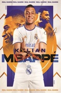 Plagát Futbalový Real Madrid Kylian Mbappé 90x60cm