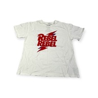 Koszulka T-shirt dziecięcy okrągły dekolt Rebel Bowie M 9/10 lat