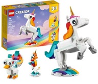 LEGO CREATOR 3w1 - MAGICZNY JEDNOROŻEC - KONIK MORSKI PAW - LEGO 31140