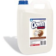 Tekuté mydlo 5L ANTIBAKTERIÁLNE CLOVIN (biele) mlieko a kokos s glycerínom