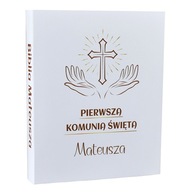 Biblia I Komunia Święta Prezent Pamiątka Komunii Świętej