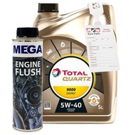 Motorový olej TotalEnergies Quartz 9000 Energy 5 l 5W-40 + Preplachovač pre dieselový motor benzín MEGA 300ml VYSOKÁ ÚČINNOSTI
