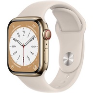 Smartwatch Apple Watch 8 GPS + Cellular 45mm zlatý