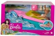 Barbie Motorówka + Lalka Mattel