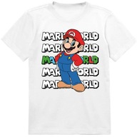 T-SHIRT KOSZULKA 128 SUPER MARIO JAKOŚĆ