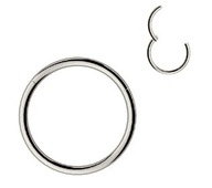 Kolczyk segmentowy clicker septum nosa helix stal hoop tragus 0.8/6mm