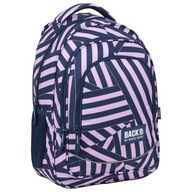 Plecak szkolny młodzieżowy BackUp Pasy fiolet