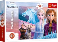 PUZZLE 30 EL - Królowa Lodu Frozen, TREFL 18253