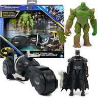 BATMAN SET 2 POHYBLIVÉ FIGÚRKY SWAMP THING A MOTOCYKEL DC COMICS + PRÍSLUŠENSTVO.