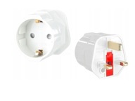 Adaptér Smart-Tel XD-501-E UK - EU biely