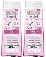 2 x BIELENDA EXPERT CZYSTEJ SKÓRY KOJĄCY PŁYN MICELARNY 400 ML Delikatny