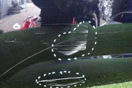 VW POLO 2G 17- door right rear. rear part