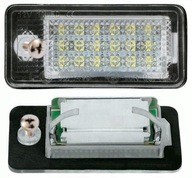 LAMPKI LED PODŚWIETLENIE TABLICY REJESTRACYJNEJ DO AUDI A3 8P A4 B6 B7 A6