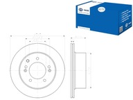 BRZDOVÉ KOTÚČE HELLA PAGID 5.84113E 305 17423 DS
