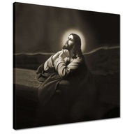 Obrazy 40x40 Jezus modli się w Ogrójcu