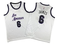 Strój koszykarski nr č. 6 LeBron James Lakers Jersey, 140-152