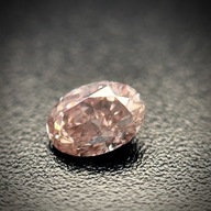 OD RĘKI! Naturalny Diament 0.13ct Brązowy Owal SI2 Certyfikat ALGT