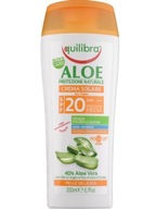 Equilibra Opaľovací krém SPF 20 aloe vera 75 ml