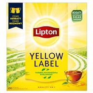 Lipton Yellow Label Herbata czarna 200g Ex100 torebek
