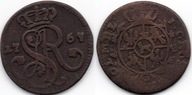 711. POLSKA SAP, 1 GROSZ, 1767