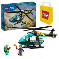 LEGO City Helikopter ratunkowy + torba prezentowa LEGO