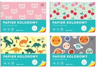 zeszyt papierów kolorowych kolorowych 10 szt A5 Interdruk