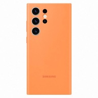 Puzdro Samsung pre Samsung Galaxy S23 Ultra Silicone oranžové
