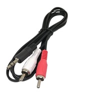 Kábel Cabletech KPO2747-1,2 minijack (3,5 mm) - 2x RCA (cinch) 1,2 m
