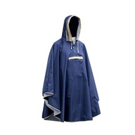 Detské pončo pláštenka nepremokavá nepriepustná do dažďa s vreckom Blue XL
