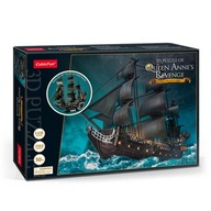 3D puzzle Pirátska loď Pomsta kráľovnej Anny