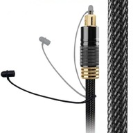 Kabel Toslink T-T Optyczny Cyfrowy Audio SPDIF 1m