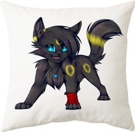 Poszewka Na Poduszkę Pokemon Umbreon Furry Chibi