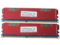 Pamięć DDR 2GB 400MHz PC3200 CnMemory Red 2x 1GB