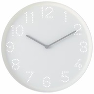 IKEA TROMMA Nástenné hodiny, biela,25cm