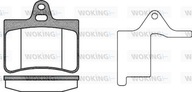 Woking P9303.20 Sada brzdových doštičiek, kotúčové brzdy