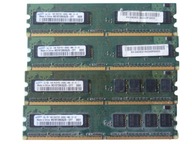 Pamięć DDR2 4GB 800MHz PC6400 Samsung 4x 1GB Dual