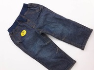 GEORGE jeansowe SPODNIE na gumce NOWE _ 74cm